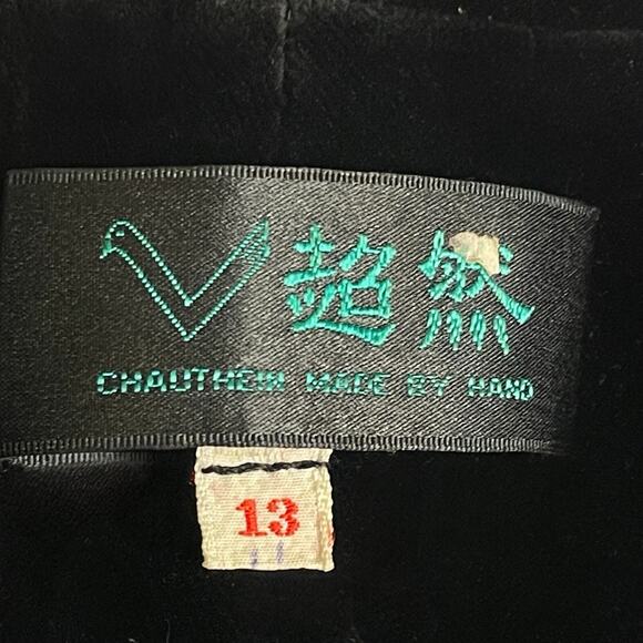 Vintage 80s 90s Handmade Velvet Brocade Blazer S Art Deco Baroque Dark Academia - Picture 6 of 7